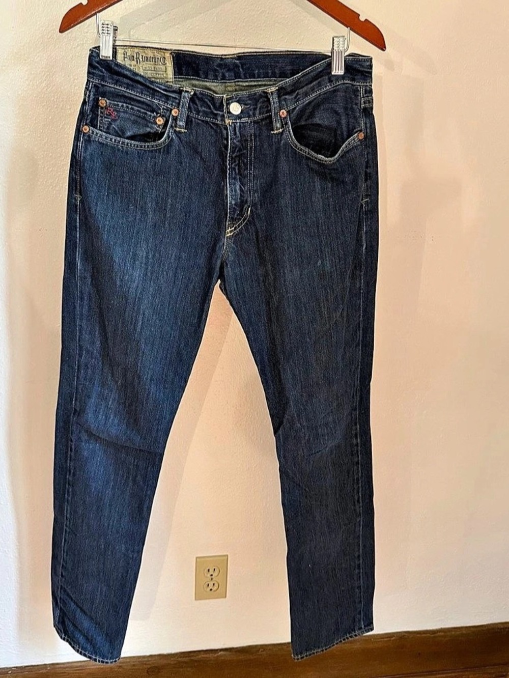 Ralph Lauren RRL Men's Skinny Jeans Blue Waist 33x 32
